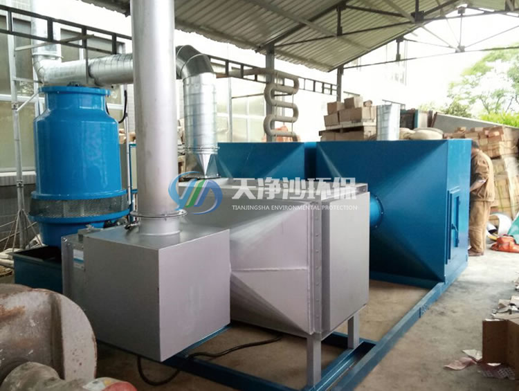 有机废气（VOCs）净化项目现场（二级活性